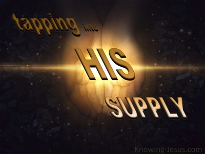 Tapping into His Supply (devotional)11-22 (brown)